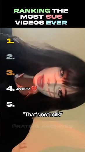 Ranking the MOST sus videos EVER!😆 #tiktok #shorts