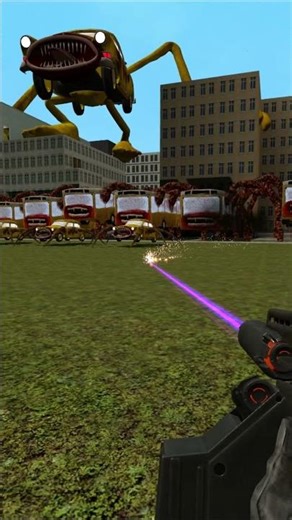 Car Eater Climbs Buildings! Garry’s Mod #shorts