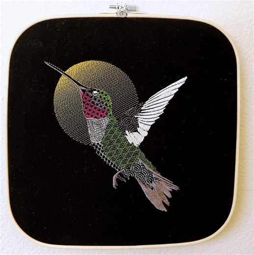 Hummingbird - Embroidery Pattern - Etsy