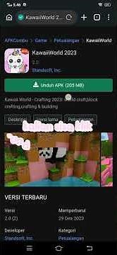 tutorial download kawaii world 2023-!!