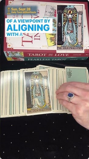 The High Priestess (Upright) 🌙🤫 | September 28: “Inner-wisdom.” | Daily Tarot @ElliotOracle #tarot
