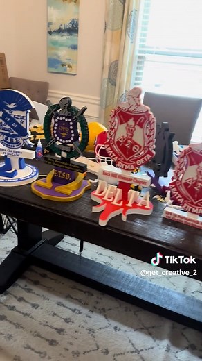 Custom 3D-Printed Shields for Omega Psi Phi Fraternity