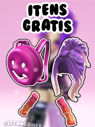 Como pegar 3 itens no roblox #roblox #itensgratisnoroblox #litahgamer #0robux #freeitem