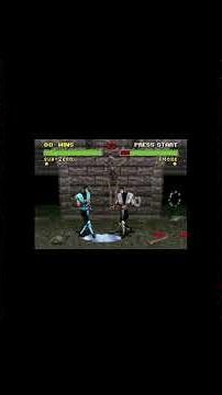 Mortal Kombat 2 - Sub-Zero vs Smoke! #retrogaming #mortalkombat2