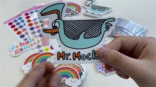 Custom Personalized Adhesive Vinyl Cheap Kids Sticker Individual Die Cut Label for