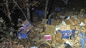 FedEx driver questioned about hundreds of packages found in woods