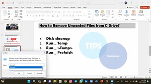 How to Remove Unwanted Files from C Drive? طریقه پاک نمودن فایل های غیر ضروری از دریف C ⬅️با ما در اين صفحه از پر استفاده ترين تخنيك هاي كمپيوتر مستفيد شويد، بصورت كاملأ رايگان 🌹 #computer_tips_with_aziz_safi | Aziz Safi