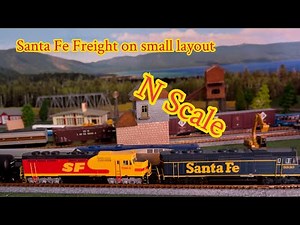 N Scale Model train small layout 2x6. #modelrailroad #nscale
