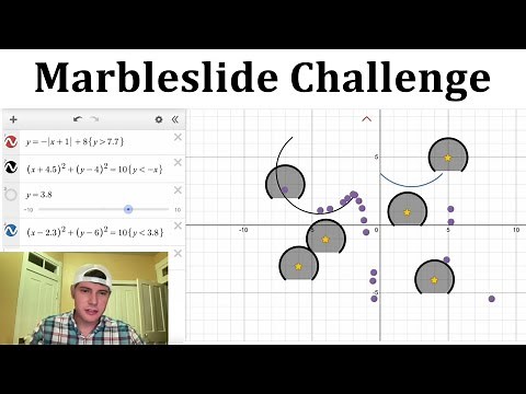 Awesome Desmos Marbleslide Challenge