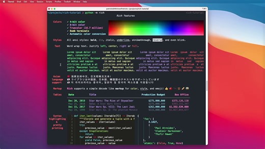 【太好看了】优化Python命令行输出样式。 Rich模块 功能强大