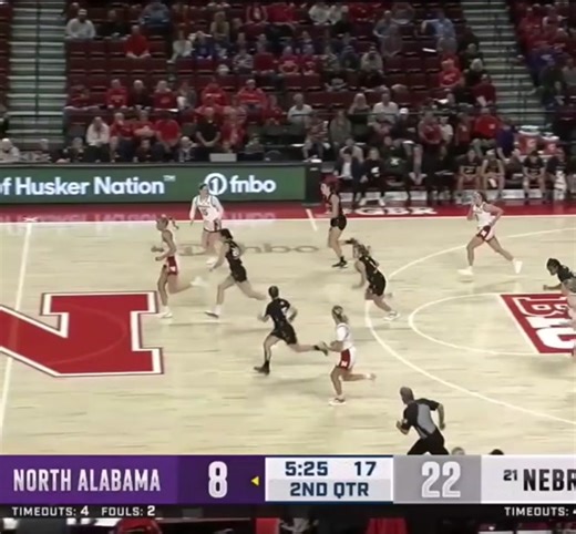 Nebraska Star Natalie Potts Injured and Returns on Crutches