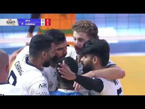 Prime Volleyball league season 4 beautiful performance Goa Gardians