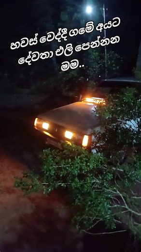 හවස් වෙද්දී ගමේ අයට දේවතා එලි පෙන්නන මම. #lancebox