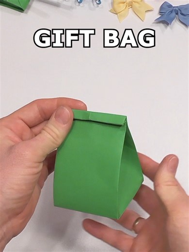 EASY ORIGAMI GIFT BAG STEP BY STEP