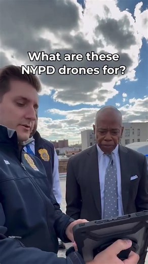 What does the NYPD use these drones for? Keeping New Yorkers safe and alive. | Mayor Eric Adams