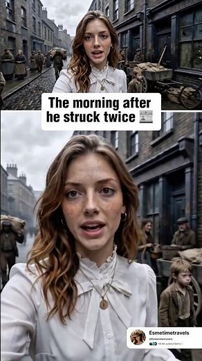 The Streets Of Whitechapel Were Never Safe 🗞️ #JackTheRipper #Victorian #Whitechapel #TrueCrime