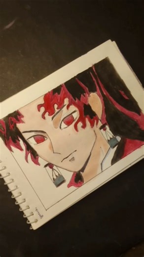 yoriichi tsugikuni drawing from demon Slayer 😈