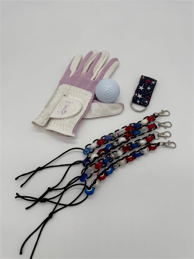 Golf Stoke Counter Clip and 1 Bead Set, Red White Blue - Etsy