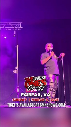🎤 Bubba Dub & The We Them One’s Comedy Tour 2025 LIVE in Fairfax! 🔥