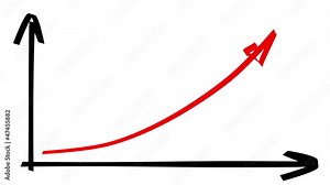 simple graph, alpha mask Stock Video