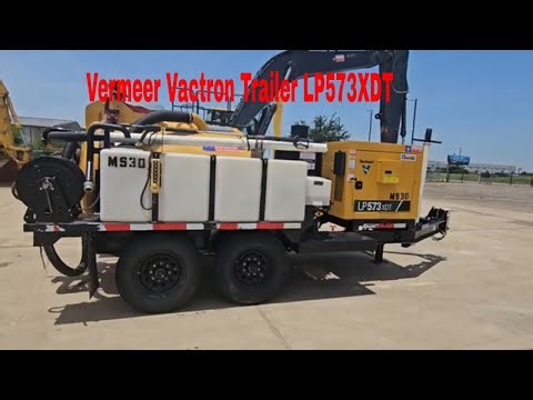 Vermeer LP 573XDT Vactron Vacuum Excavator | Compact Power for Utility Work