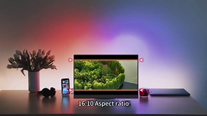 Portable Monitor OLED 4K 14 Inch Touchscreen Mobile Display,100% DCI-P3 1MS Eye Care PC Monitor for Laptop, Mac NUC Mini PC, VESA & Integrated Stand