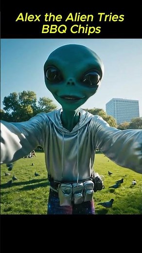 Alien Tries Earth Chips for the First Time—What Happens Next Will Shock You! 👽🥔