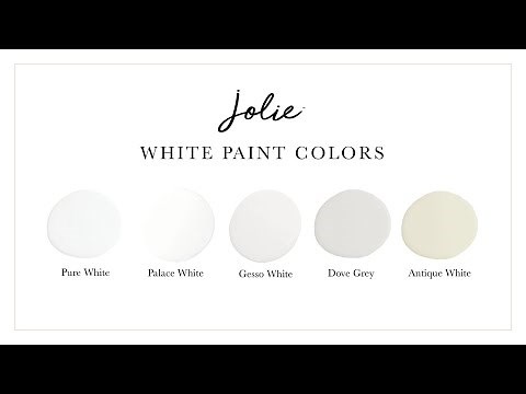 Jolie Paint Color Series: Whites