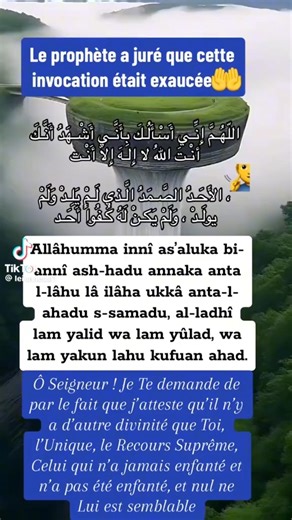 invocation exaucée🤲🏻 #rappelsislamiques#islam #islamicvideo#fypシ#shortvideo #pourtoi#explore#pourtoi