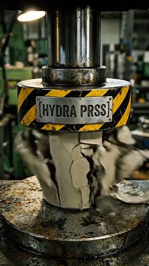 Mug vs. 100 Tons! 😱🔥#HydraulicPress #Destruction #shorts #trending