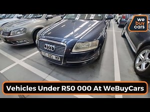 Cars Under R50 000 at WeBuyCars