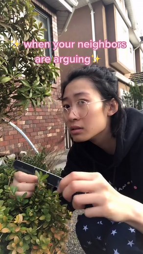 Me pretending to do something outside so I can listen to what’s going on 😅 #nosyneighbor #neighbors #eavesdropping #arguing #frontlawn