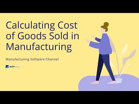 Calculating Cost of Goods Sold in Manufacturing