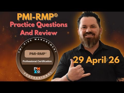 Live PMI-RMP® Exam Questions and Review - Ep 003