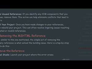 Fixing the ResolveComReference Error in Visual Studio