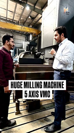 Team RVM CAD ने visit किया MacPower Rajkot, जहाँ हमने देखा एक massive 5-axis machine — इतनी बड़ी कि उसका X-movement पूरे 4 meters का है! 😲 ये वही machine है जिससे CNC और VMC machines के core blocks को machine किया जाता है — मतलब, ये industry का heart बनाती है. Machine इतनी विशाल है कि हम literally उसके अंदर चढ़ सकते हैं! ऐसी high-tech manufacturing facilities देखना सच में inspiring है, और RVM CAD को गर्व है कि हम ऐसी industries को students और learners तक पहुँचा रहे हैं — जहाँ engineering मिलती 