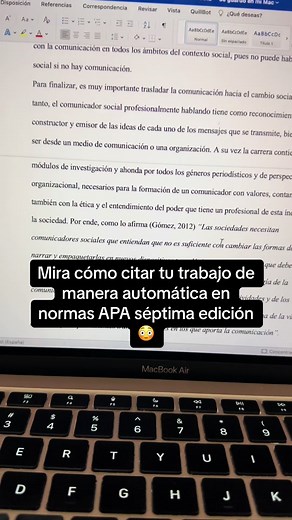 Cita en APA 7me edición automáticamente🤯 . . . #tarea #uni #colegio #escuela #hack #trucos #consejos #tips #prepa #universidad #estudiantes #alumnos #asesor #educación #graduacion #edumentors