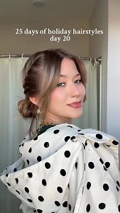 sign me up for a cutie messy bun hairstyle!🤭🫶🏻 #shorthair #hairstyle #hair #holiday #tutorial | Kait Nicole Beauty