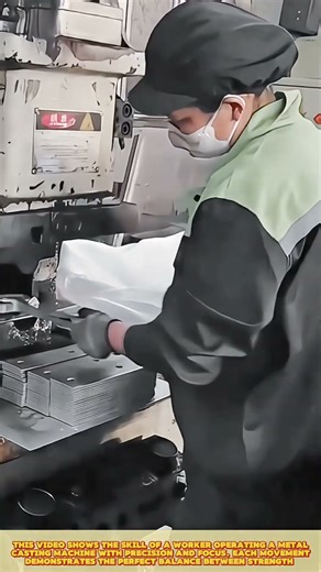 Metal Casting Worker Smart Skill Method for Industrial Worker Precise Mold Shaping #workprocess