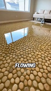 River Rock Epoxy Floors: A Mesmerizing Design Revolution 😮🤯 We explore an incredible flooring technique where river rocks are embedded in crystal-clear epoxy, creating a stunning visual effect that looks like water frozen in motion, transforming an ordinary floor into an extraordinary artistic surface. #EpoxyFloor #RiverRockDesign #HomeDecor #InteriorDesignTrends #AmazingFlooring | Rare Viral Facts