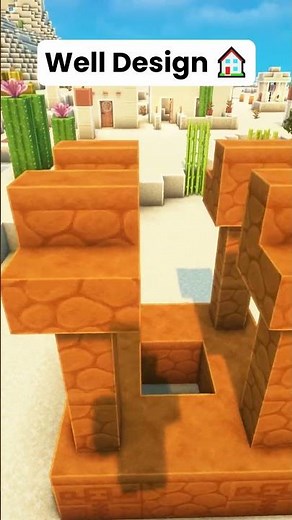 Minecraft Well Design 🏠 #shorts
