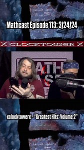 A quick clip from our review on xclocktowerx’s debut EP, “Greatest Hits: Volume 2,” from episode 113 of our podcast, Mathcast, back in March (I know, the green screen settings are all f*cky) / listen now wherever you get your podcasts: tr.ee/wPwChxoSgB | Mathcore Index | Facebook
