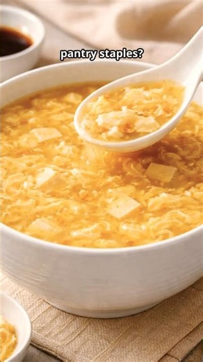 Egg Drop Soup From Scratch! Step by Step Tutorial #shorts #easyrecipes
