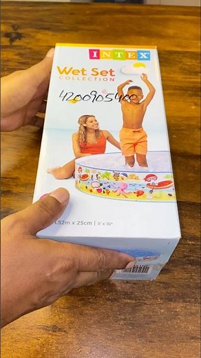 Intex 5FT Swimming Pool Unboxing