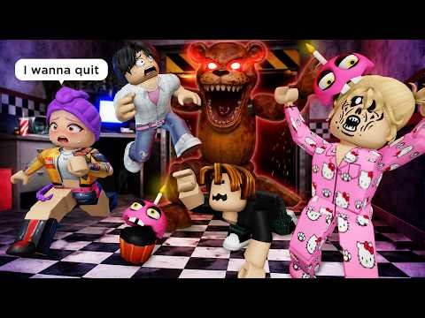 4 Noobs vs 5 Nights... 67 PANICS in FNAF Eternal Nights 🐻 Brookhaven 🏡 RP - Funny Moments