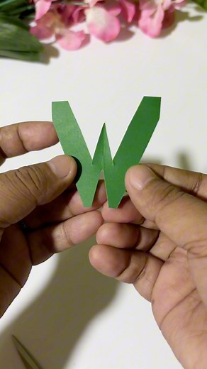 1.7K views | How to cut letter W | Crafty Jeza | Facebook