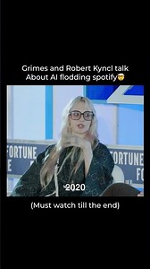 Grimes & Robert Kyncl: AI Flooding Spotify 🤯 @RobertKyncl @WarnerMusic #RobertKyncl #Grimes #shorts