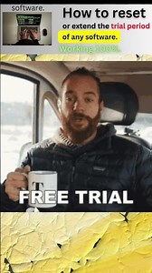 How to reset or extend the trial period of any software. Working 100%.