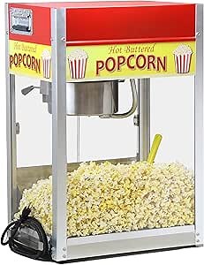 Paragon - Manufactured Fun Rent-A-Pop Popcorn Machine, 8 oz, Red (1108150)