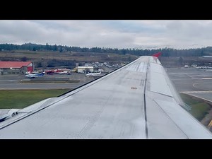 Air Canada Rouge Airbus A319 Onboard Landing | Kelowna International Airport YLW